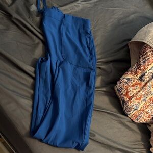 Royal blue scrub pants